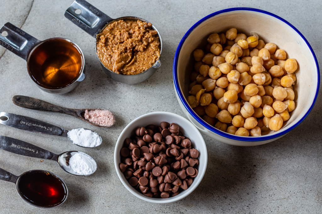 Chickpea Chocolate Chip Cookies Ingredients