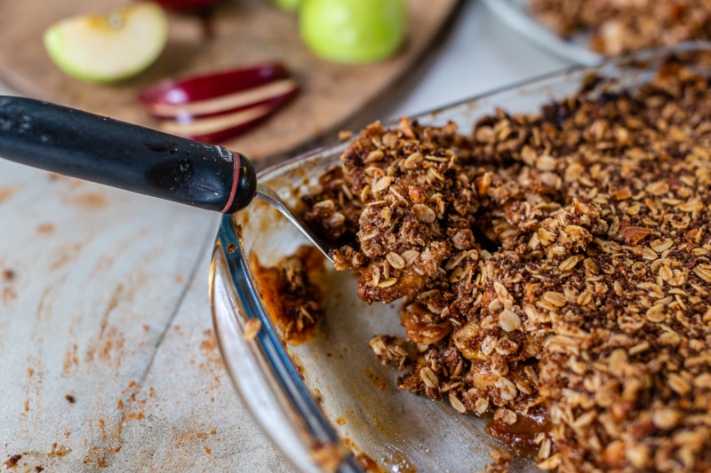 Recipe Apple Crisp With Oats   A Kind Spoon