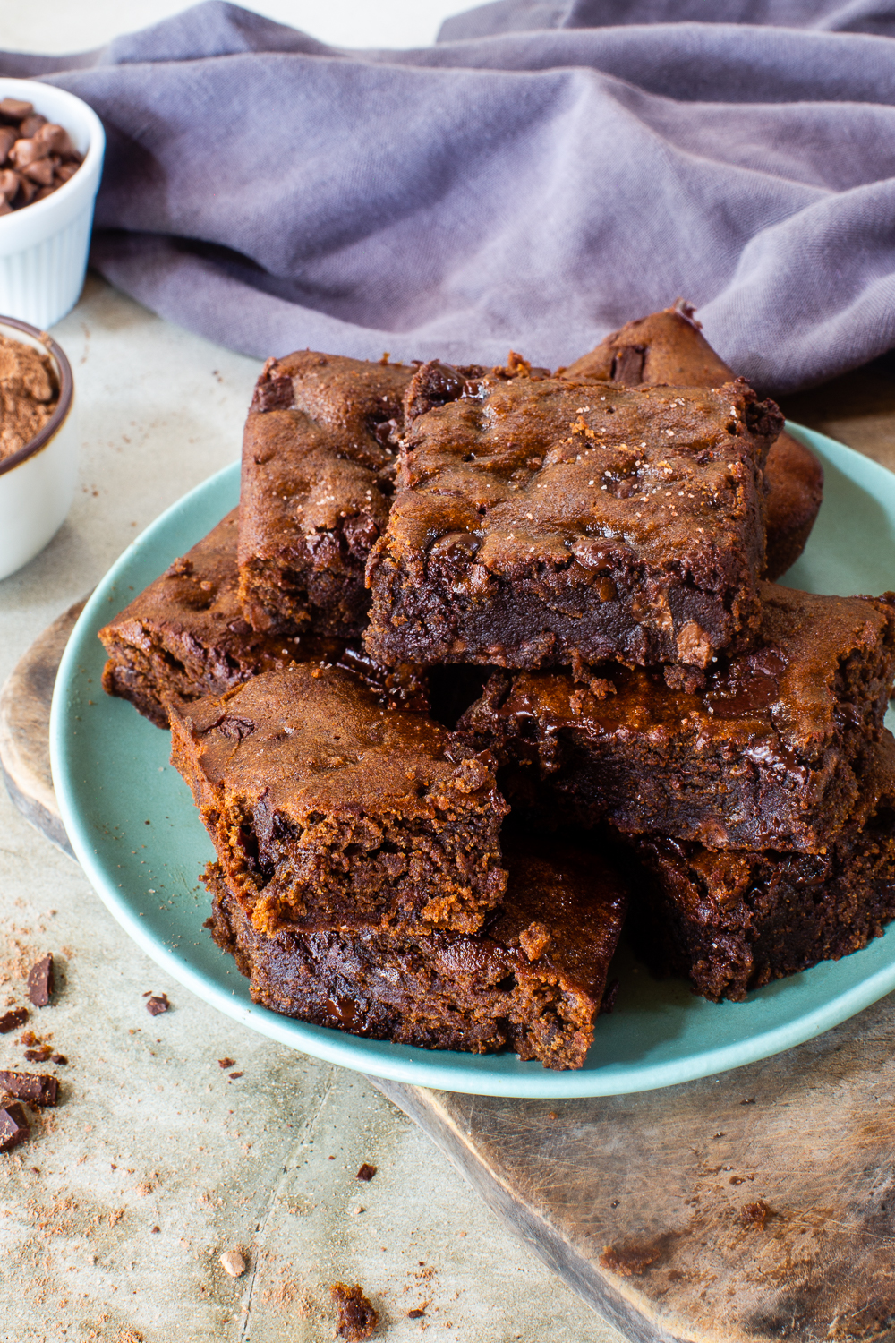Brownies with Almond Flour - A Kind Spoon