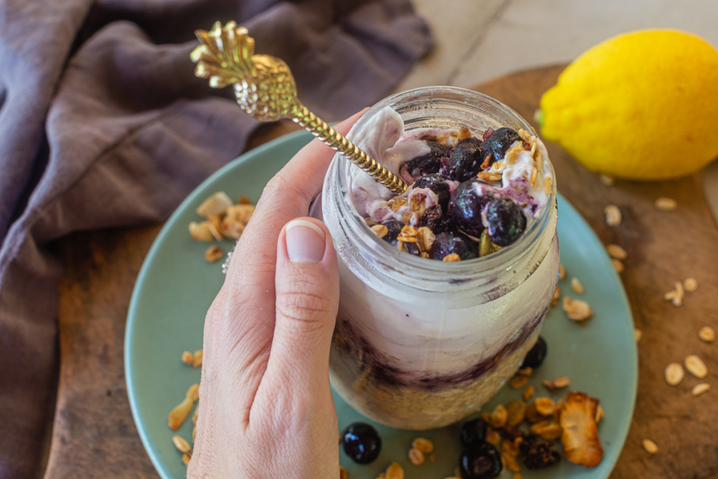 Almond Milk Overnight Oats