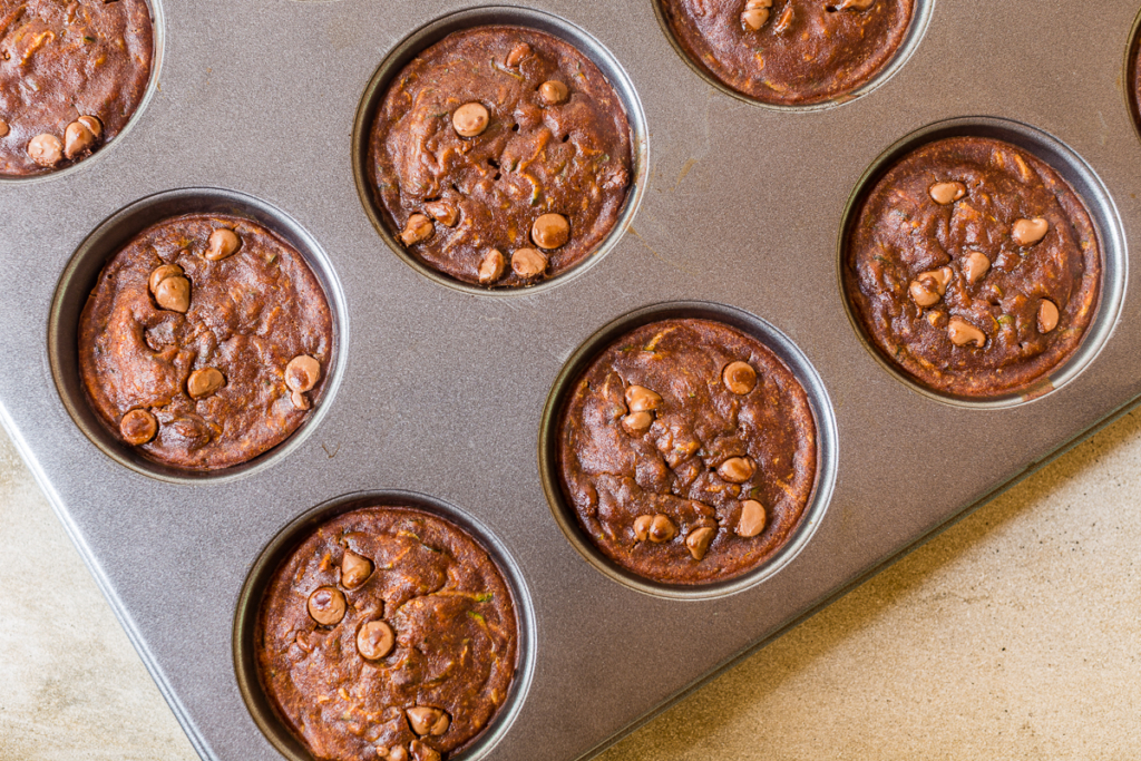 Healthy Chocolate Chip Muffins