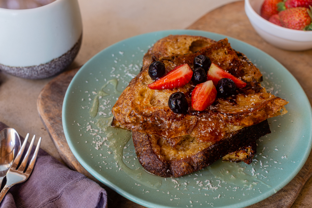 French Toast with Almond Milk