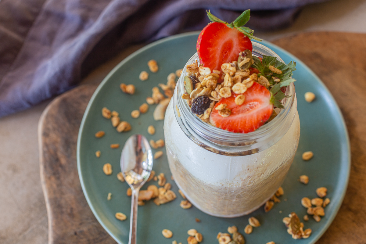 Coconut Milk Overnight Oats - A Kind Spoon